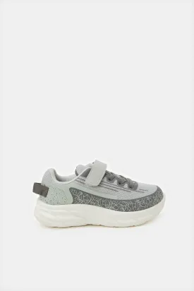 Boys Charcoal Chunky Trainers