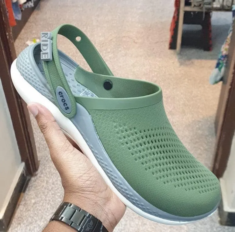 Unisex Literide 360 Clog - Green with Slate White Sole